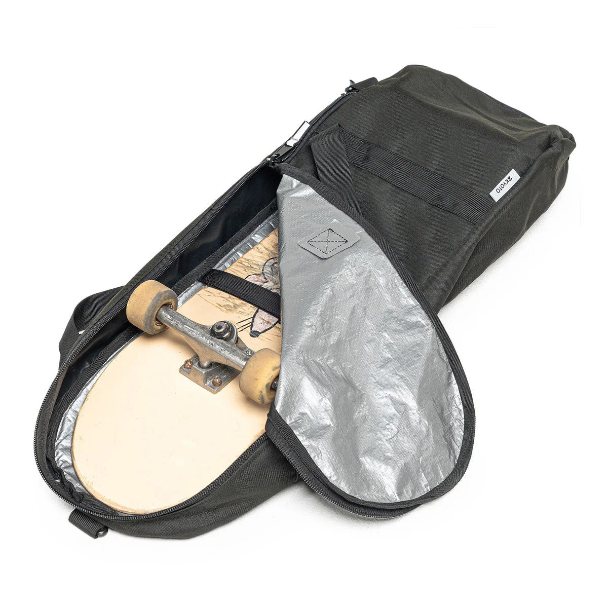 Kyoto SB Base Bag - Khaki/Navy/Orange - Image 3