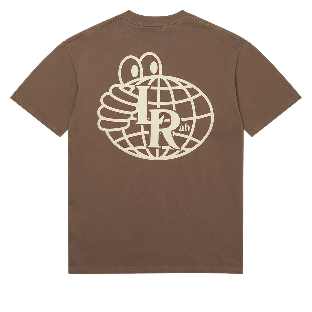 Last Resort AB Atlas Mono T-Shirt - Washed Brown/Beige - Image 2
