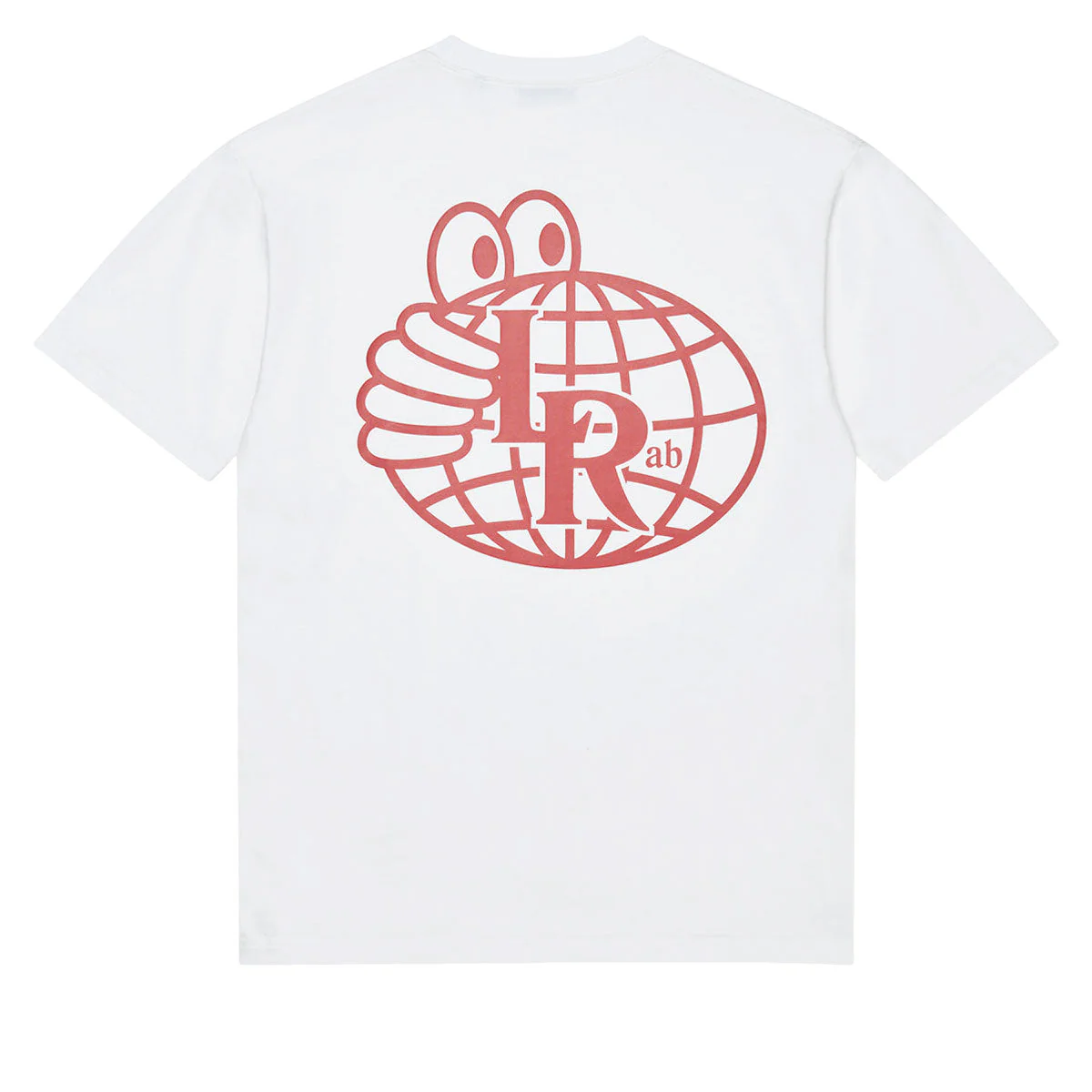 Last Resort AB Atlas Mono T-Shirt - White/Brick Red - Image 2