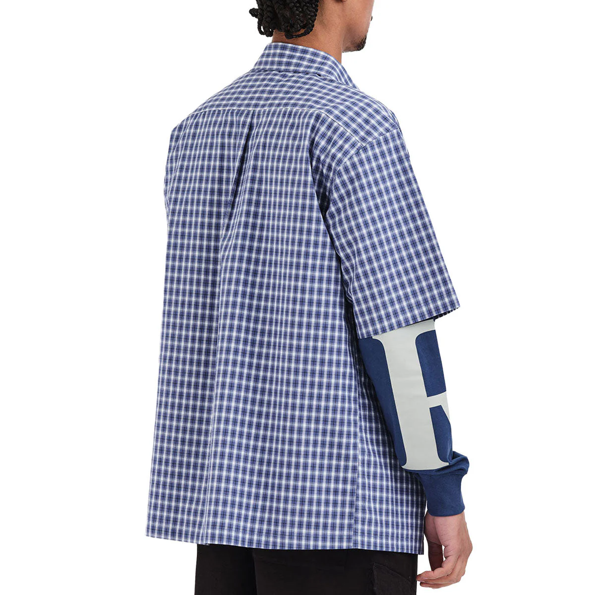 Last Resort AB Base Shirt - Blue Check - Image 2