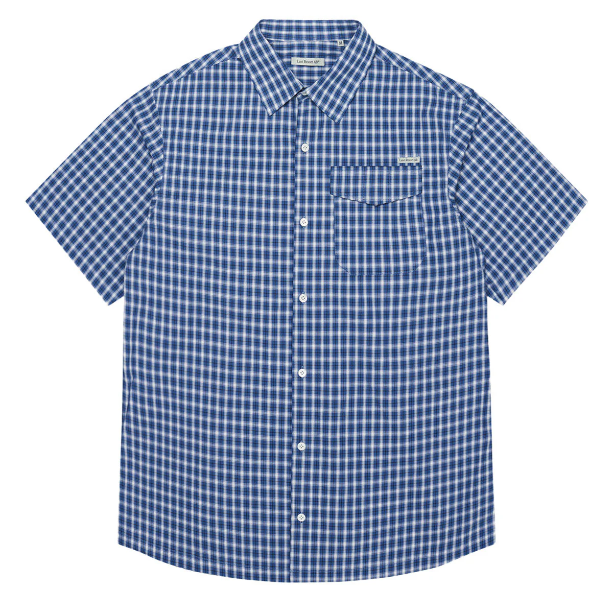 Last Resort AB Base Shirt - Blue Check - Image 4