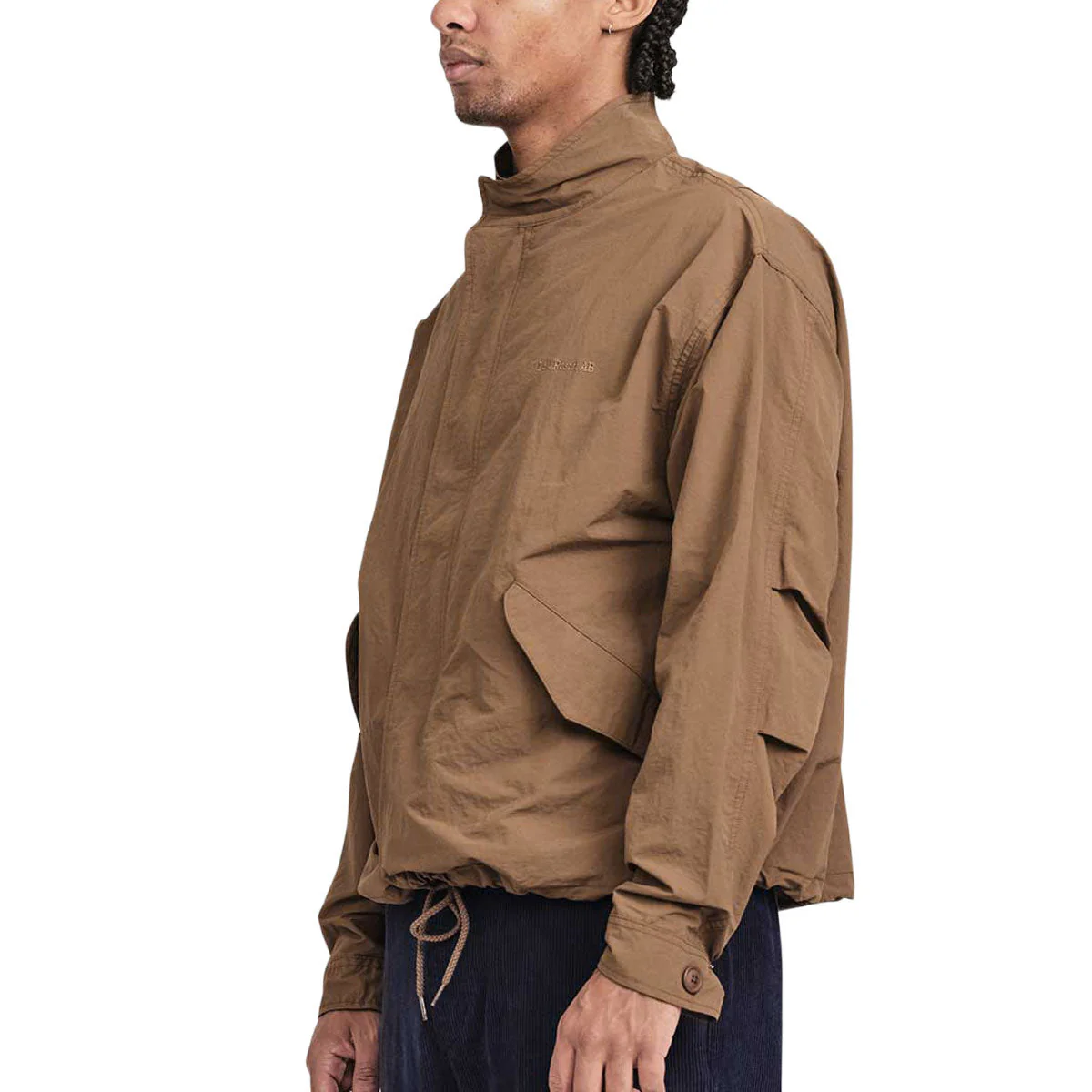 Last Resort AB Cropped Parka Jacket - Brown Khaki