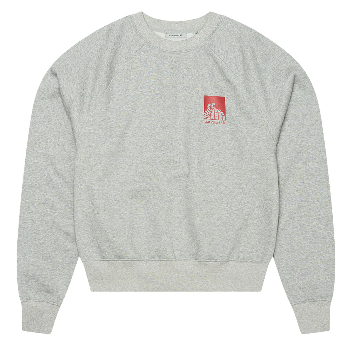 Last Resort AB Little AB Raglan Sweatshirt - Grey Melange - Image 4
