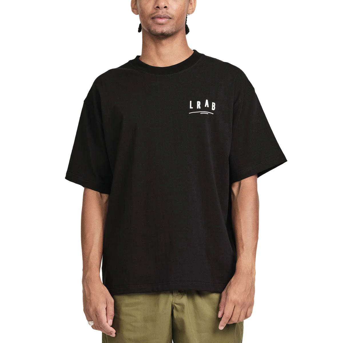 Last Resort AB Serf Cru T-Shirt - Black - Image 3