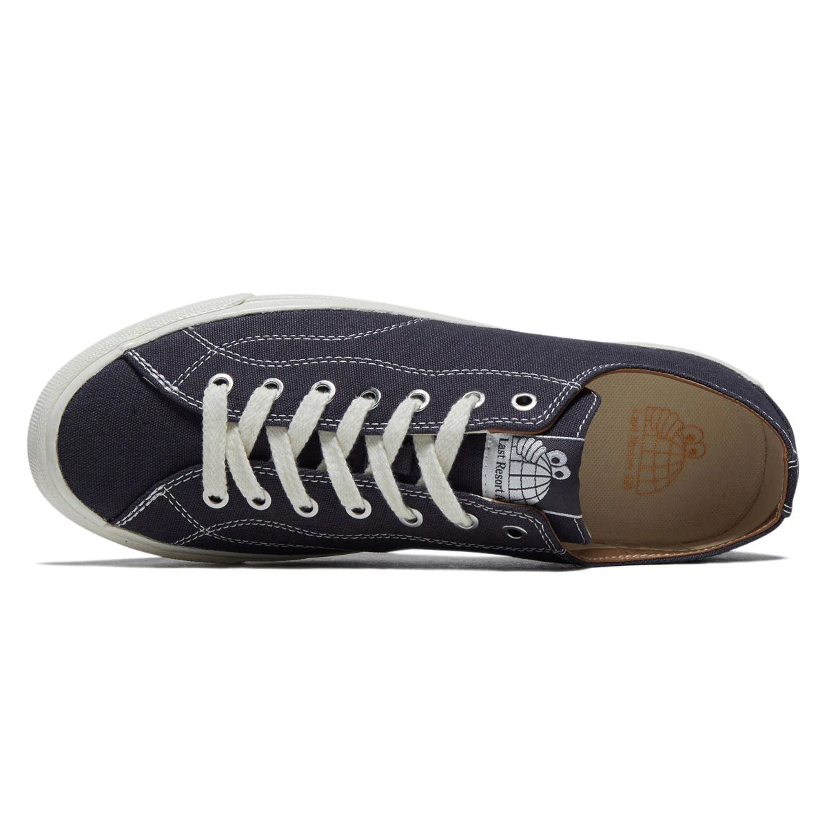 Last Resort AB VM003 Canvas Lo Shoes - Ebony/White - Image 3