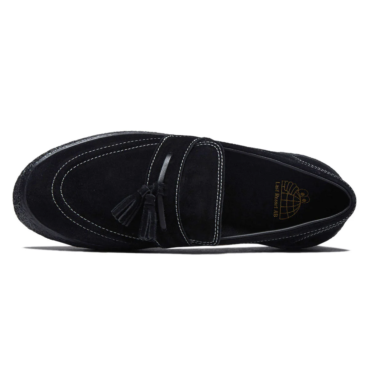 Last Resort AB VM005 Loafer Shoes - Black/Black/White Stitch - Image 3
