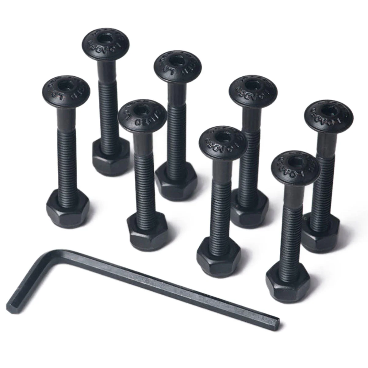 Loaded Button Head Hardware - Black - 1.50"