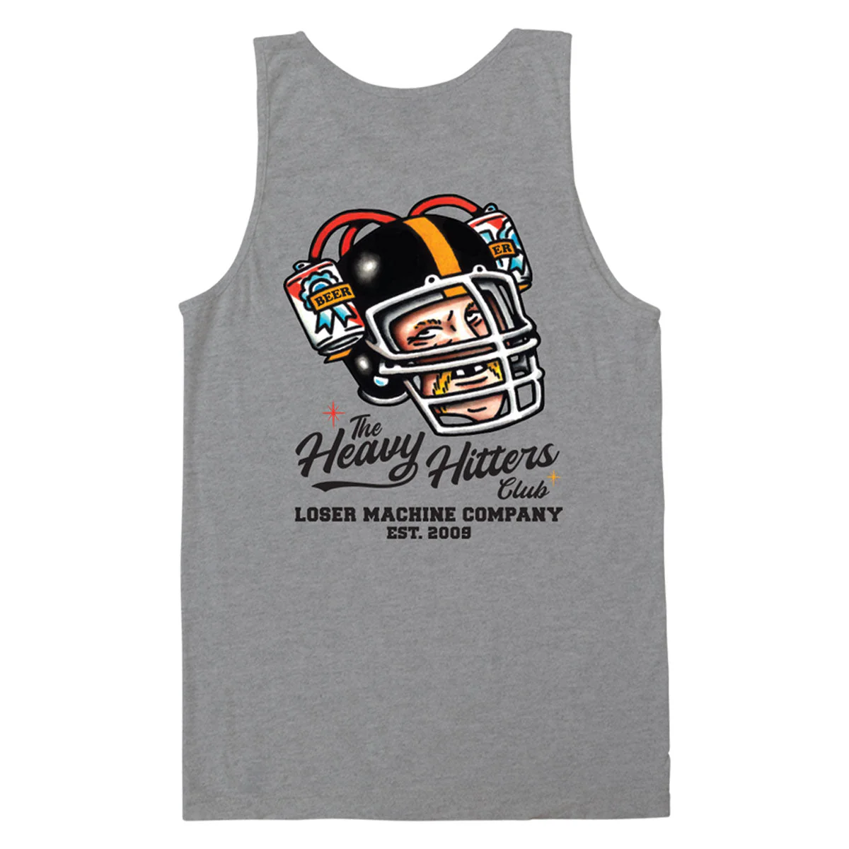 Loser Machine Beer Bruiser Tank Top - Heather Grey
