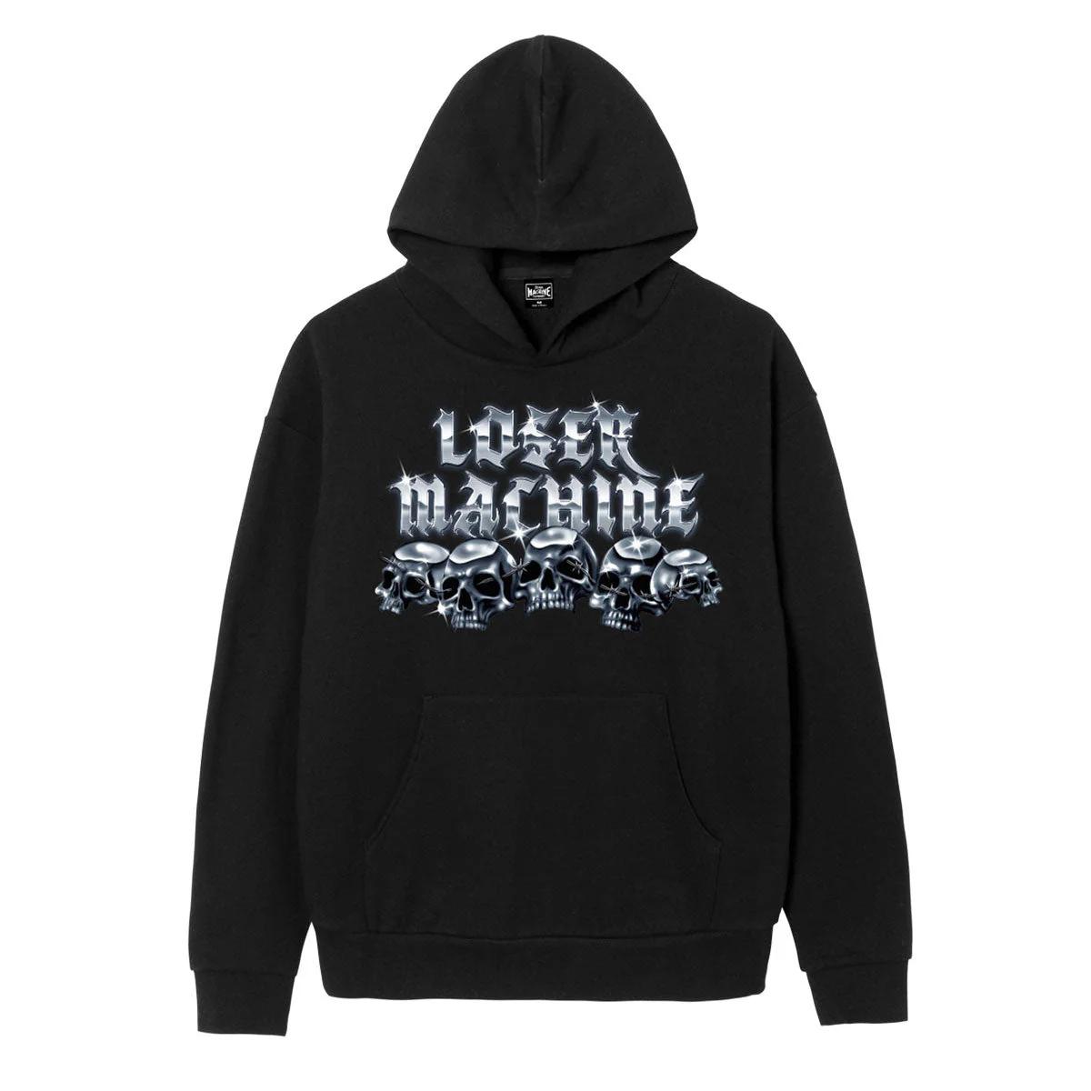 Loser Machine Crystal Skulls Hoodie - Black