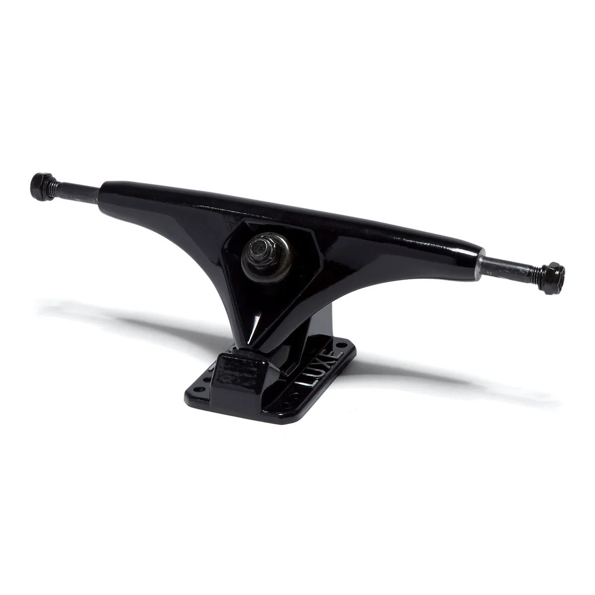 Luxe 180mm Longboard Trucks - Black/Black - Image 2