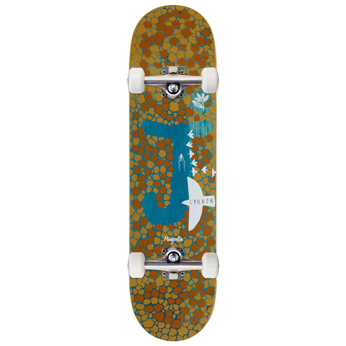 Magenta Jimmy Lannon Springwater Skateboard Complete - 8.125"