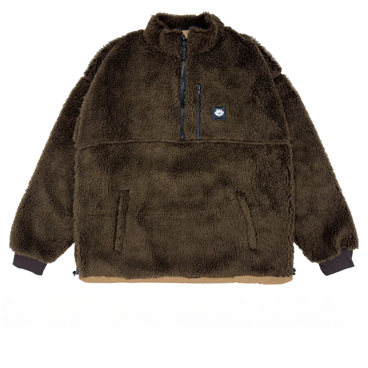 Magenta Meru Highneck Sweater - Brown