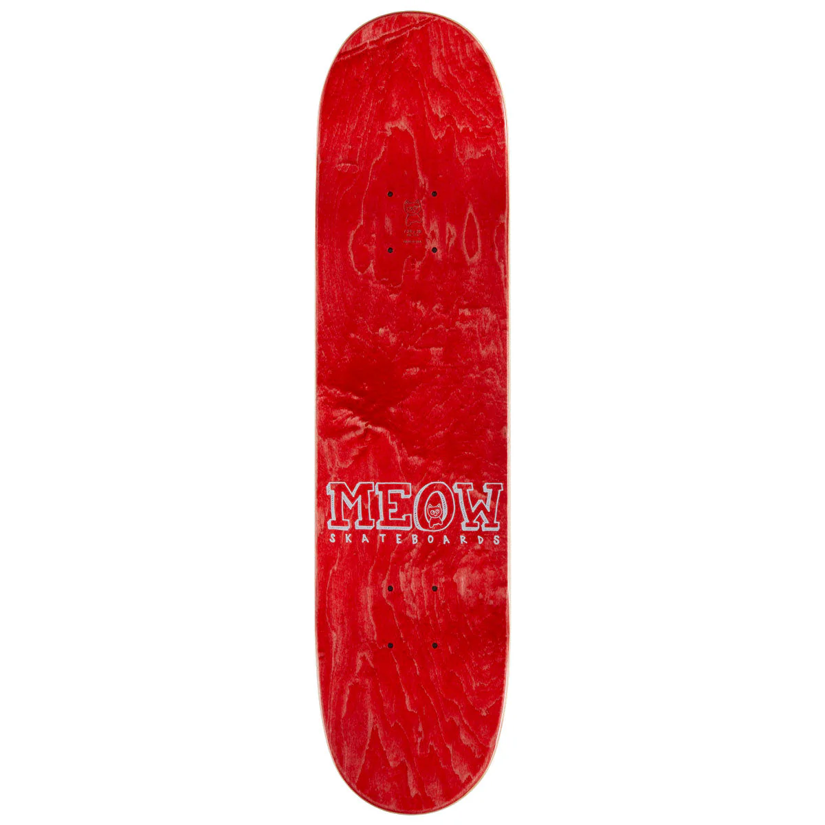 Meow Sticker Pile Skateboard Complete - Pink - 7.25" - Image 2