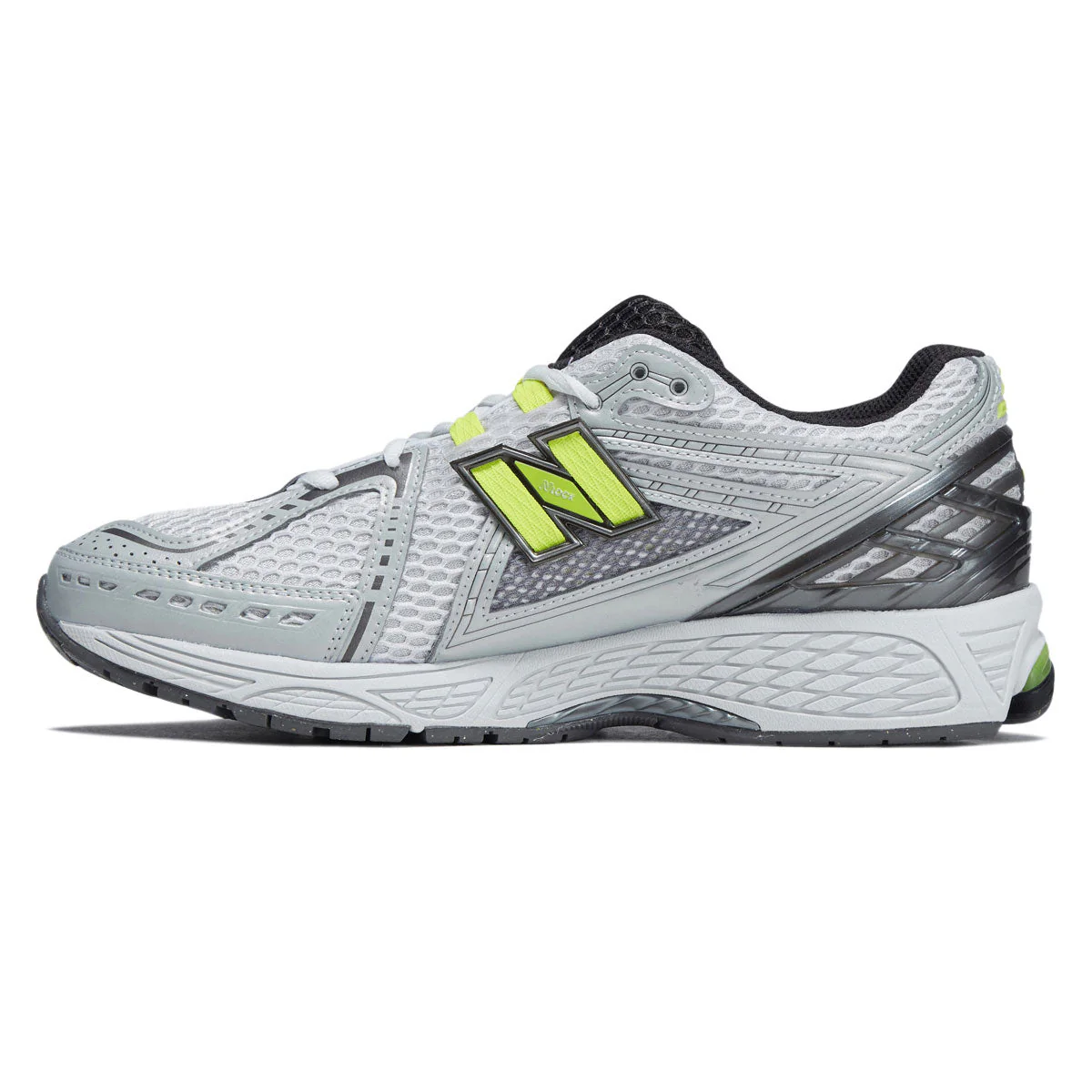 New Balance 1906R Shoes - Light Silver Metallic/Alkaline Green - Image 2