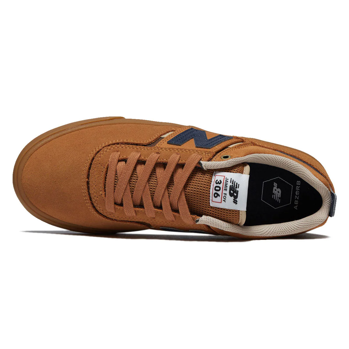 New Balance 306 Foy Shoes - Wheat/Navy - Image 3