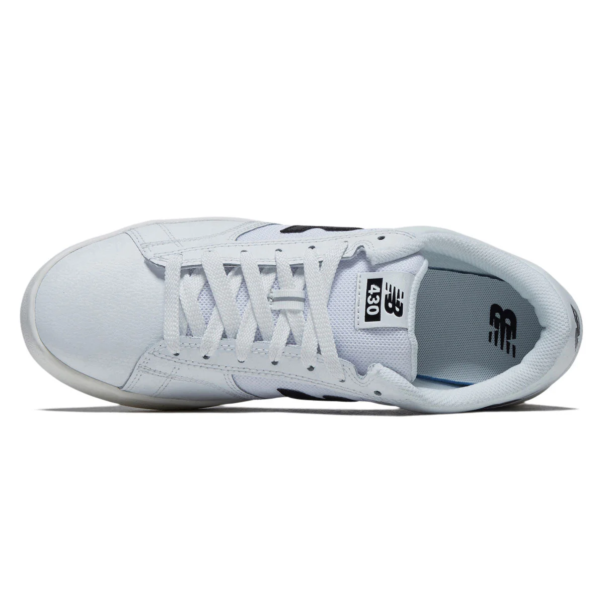 New Balance 430 Shoes - White/Black - Image 3