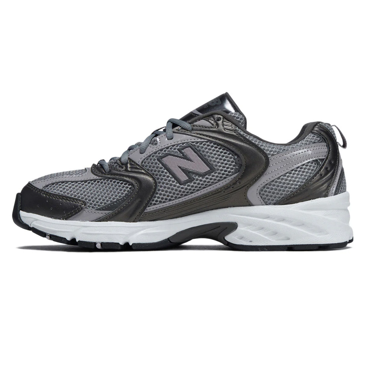 New Balance 530 Shoes - Black Metallic/Truffle Salt - Image 2