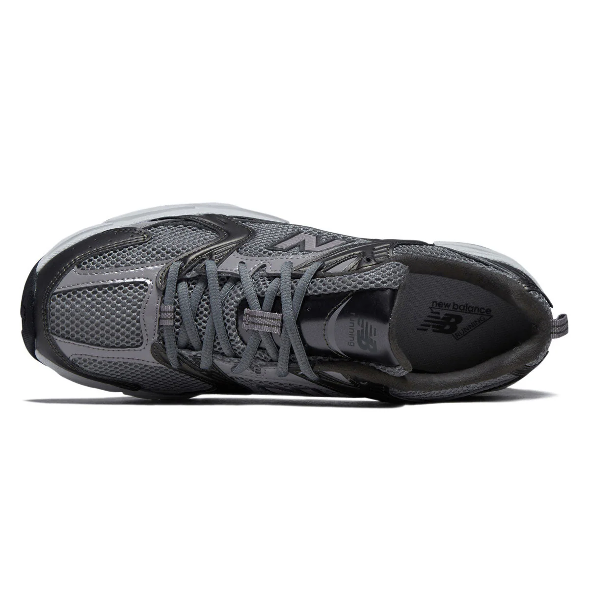 New Balance 530 Shoes - Black Metallic/Truffle Salt - Image 3