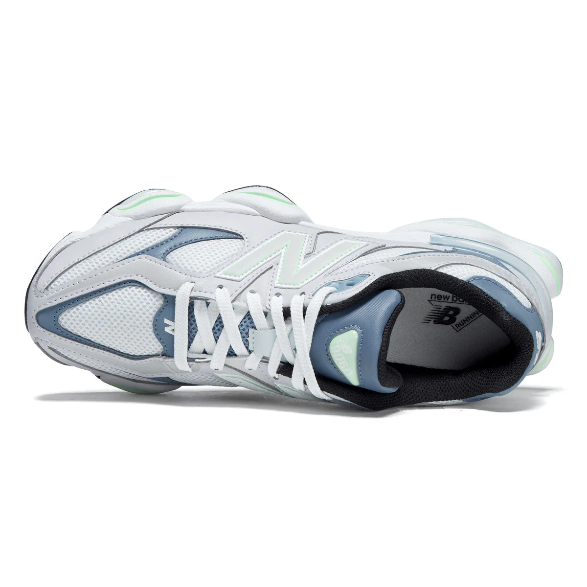New Balance 9060 Shoes - Pearl Grey/Shoreline Blue - Image 3