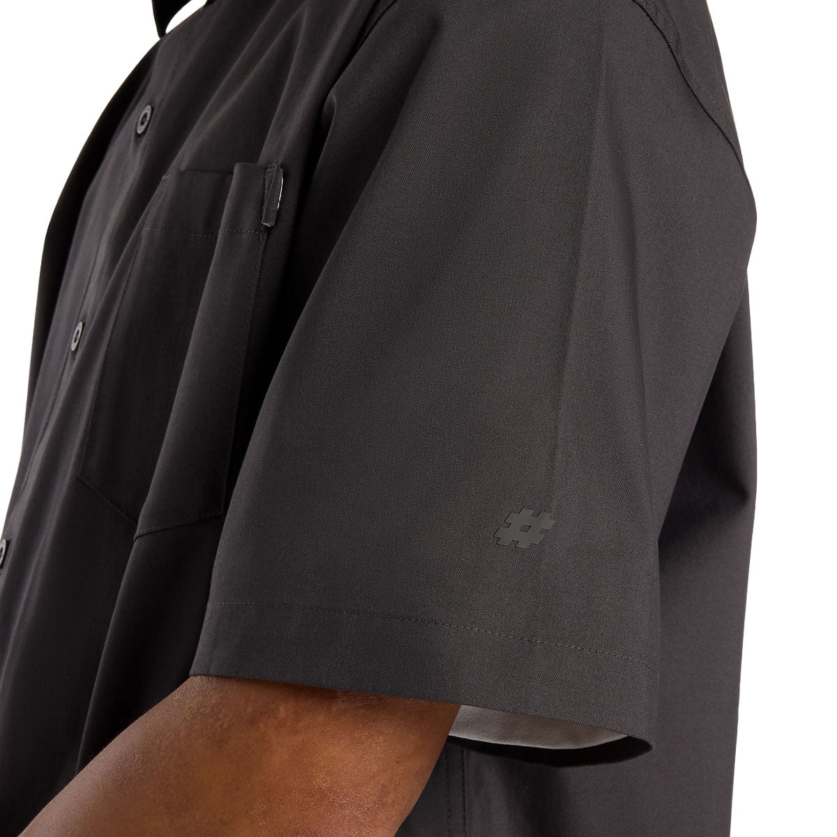 New Balance Numeric Button Up Shirt - Faded Black - Image 4