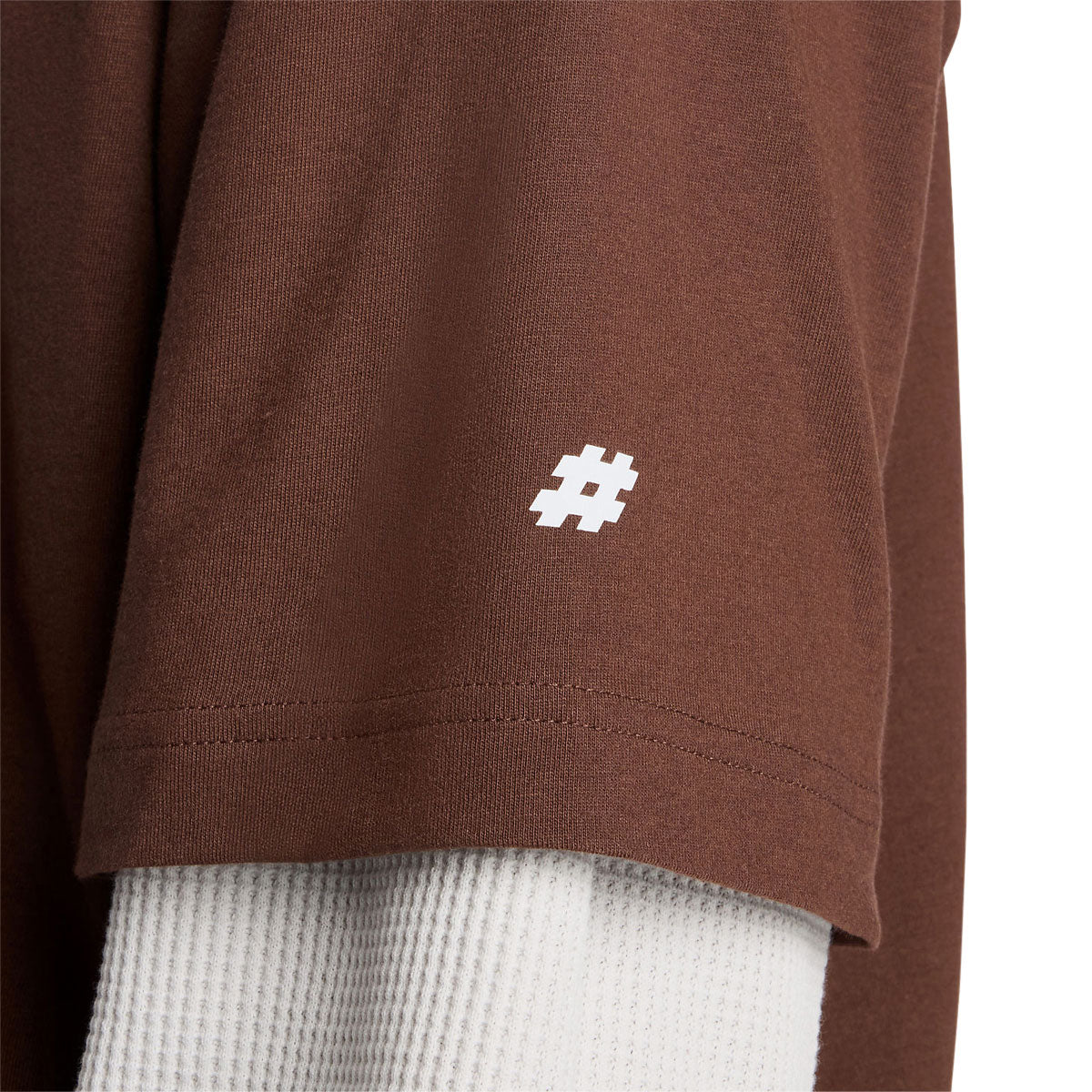 New Balance Numeric Small Logo T-Shirt - Pumpernickel - Image 5