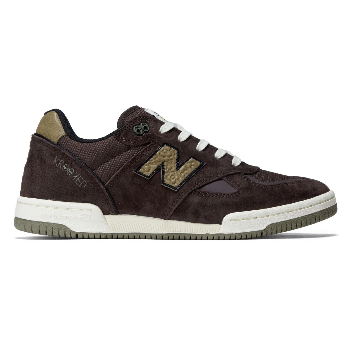New Balance x Krooked Tom Knox 600 Shoes - Chocolate/Olive