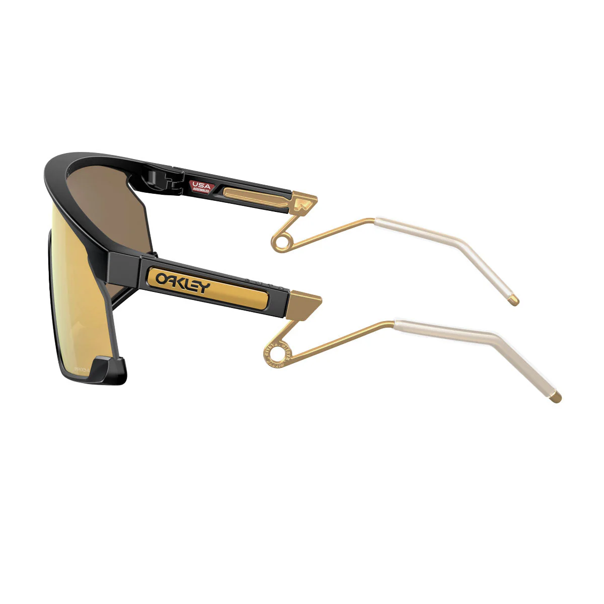 Oakley Bxtr Metal Sunglasses - Matte Black/PRIZM 24k Lens - Image 3