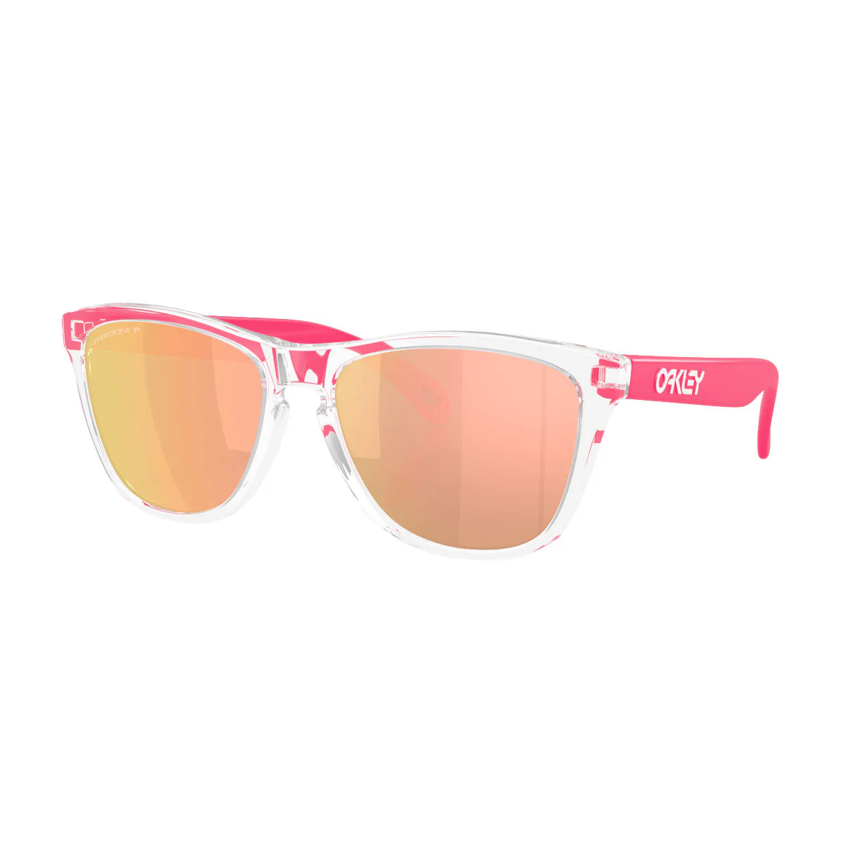 Oakley Frogskins Sunglasses - Clear/PRIZM Rose Gold Lens - Image 2