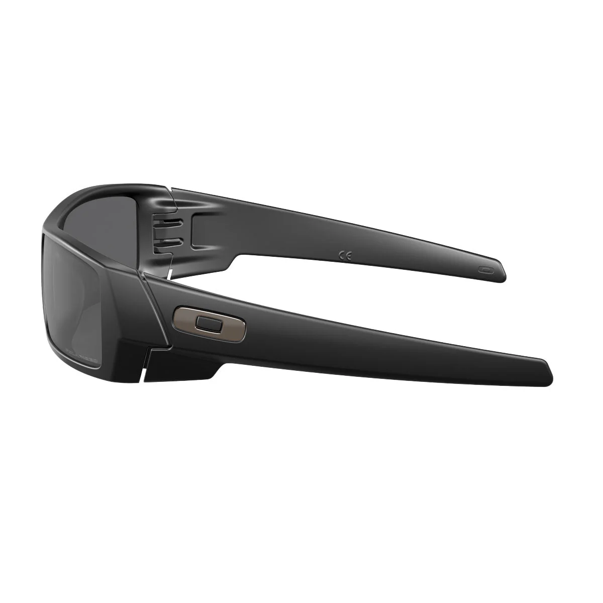Oakley Gascan Sunglasses - Matte Black/Black Iridium Polarized Lens - Image 3