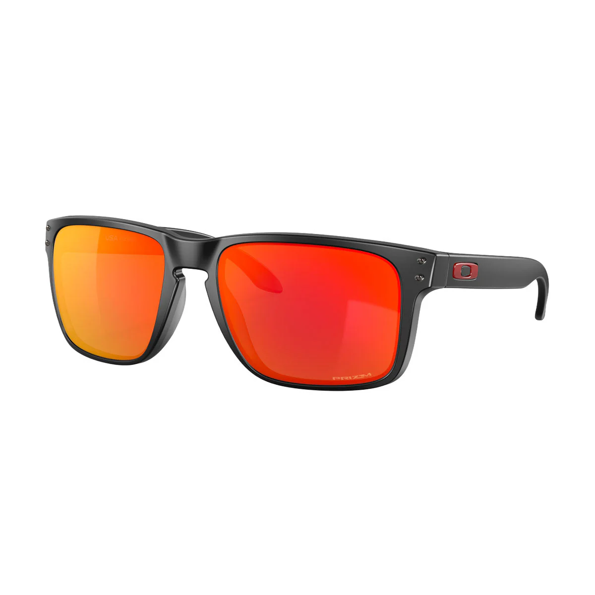 Oakley Holbrook XL Sunglasses - Matte Black/PRIZM Ruby Lens - Image 2