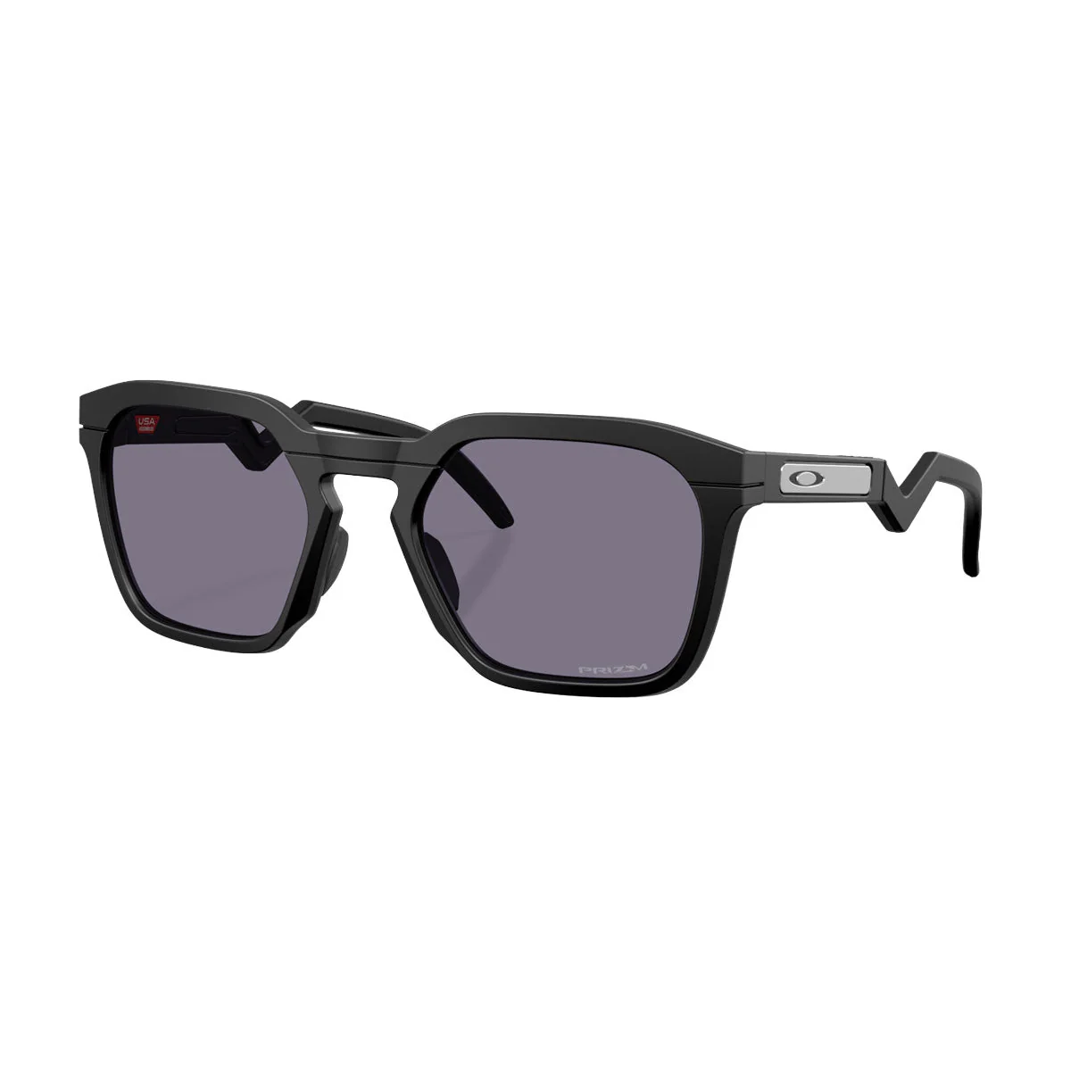 Oakley HSTN SQ Sunglasses - Matte Black/PRIZM Grey Lens - Image 2