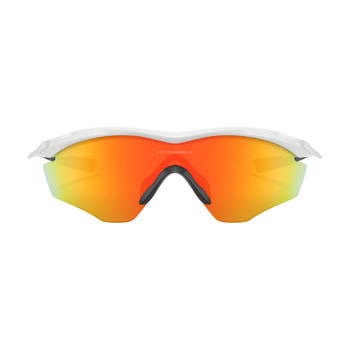 Oakley M2 Frame XL Sunglasses - Polished White/Fire Iridium Lens