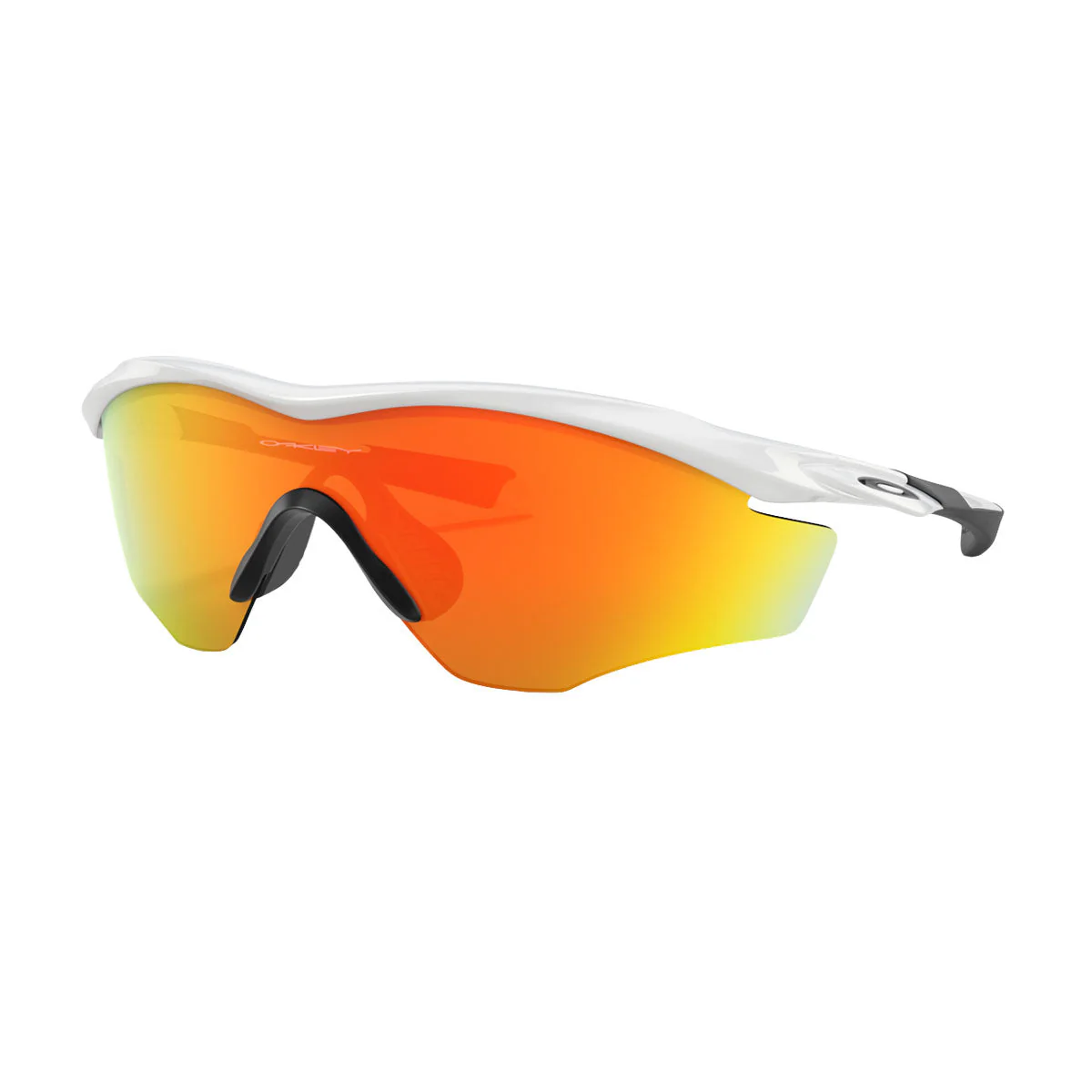 Oakley M2 Frame XL Sunglasses - Polished White/Fire Iridium Lens - Image 2