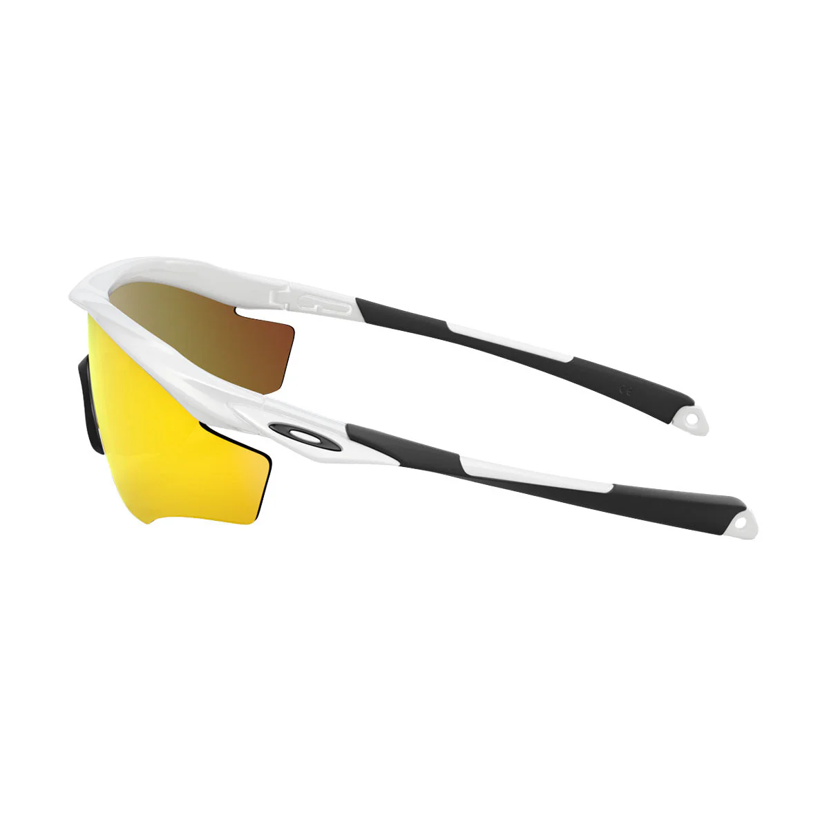 Oakley M2 Frame XL Sunglasses - Polished White/Fire Iridium Lens - Image 3