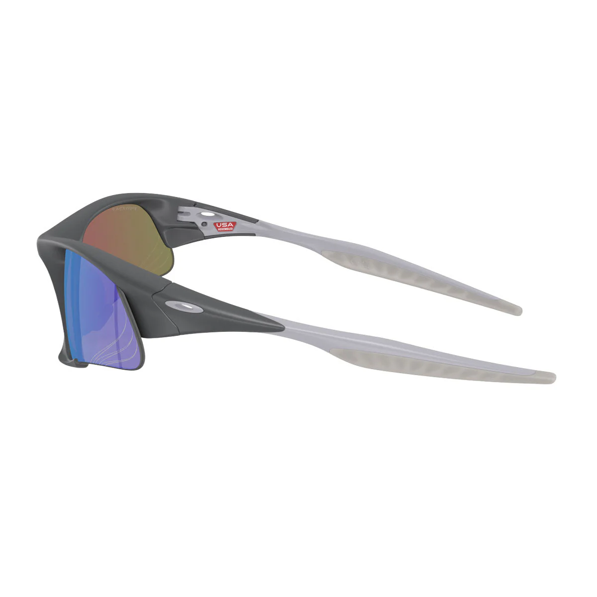 Oakley Suture Jacket Sunglasses - Matte Carbon/PRIZM Sapphire Polarized Lens - Image 3