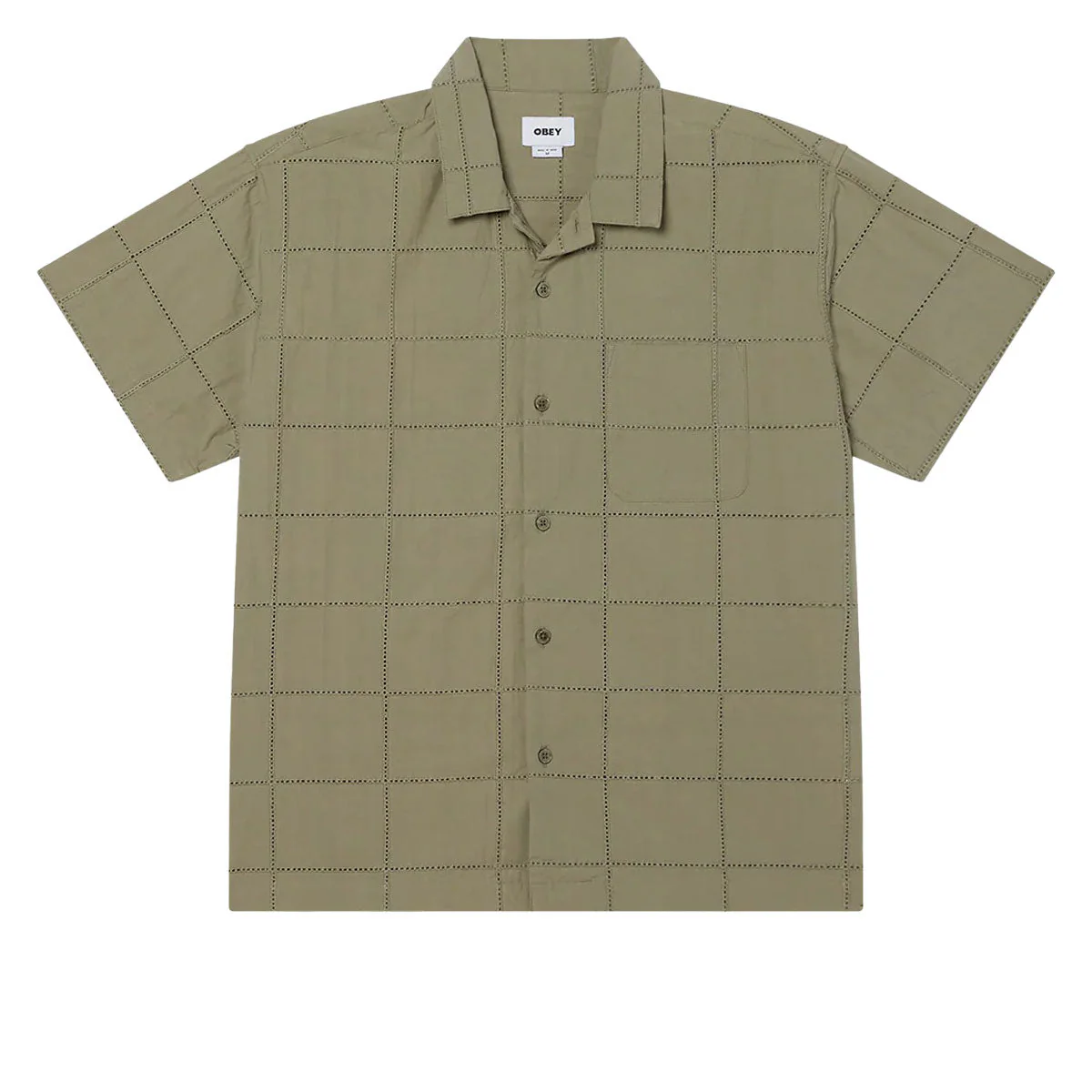 Obey Angelo Woven Shirt - Dried Sage