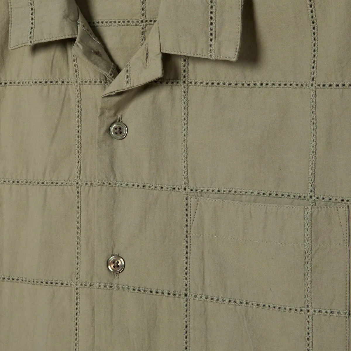 Obey Angelo Woven Shirt - Dried Sage - Image 3