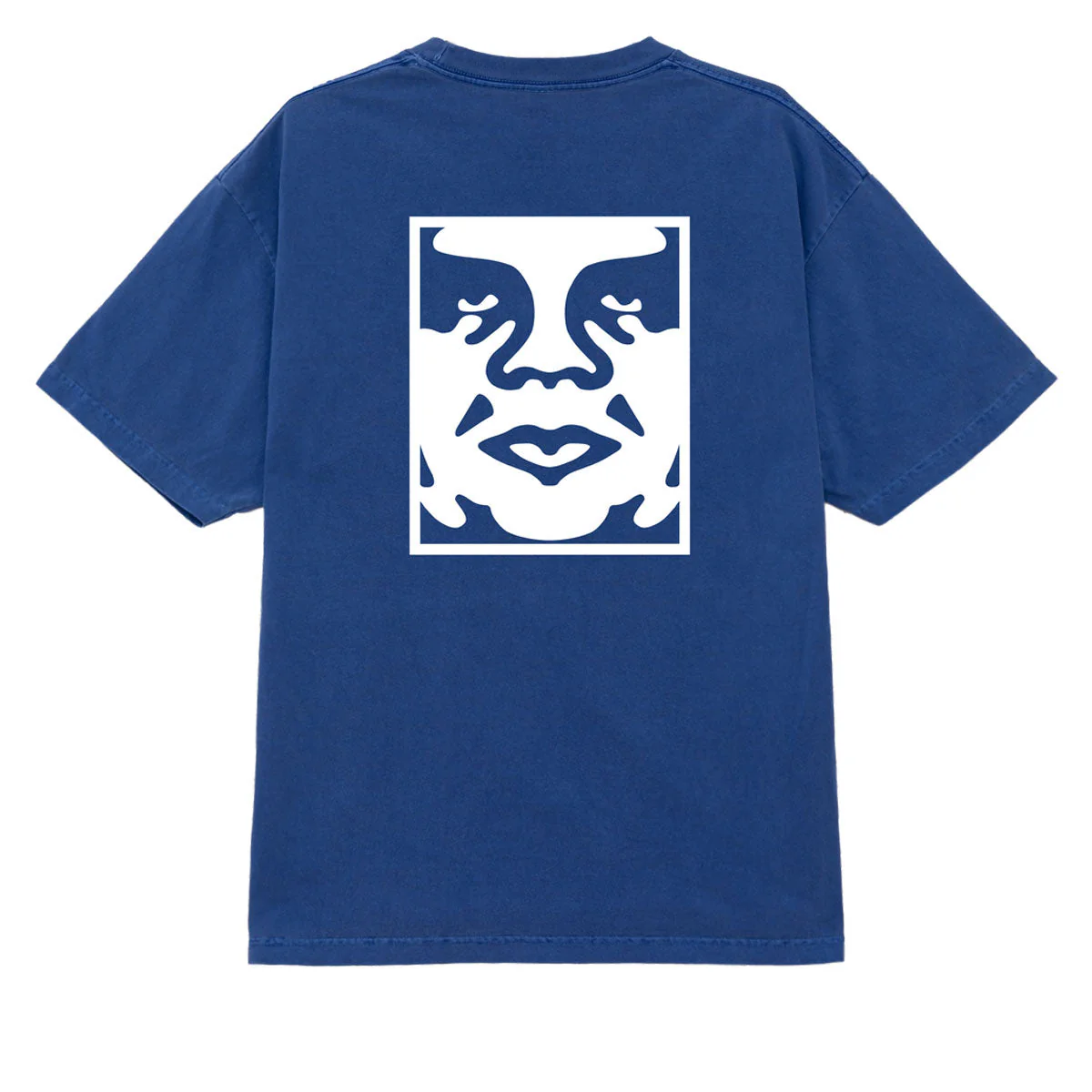 Obey Bold Icon Face T-Shirt - Pigment Electric Indigo
