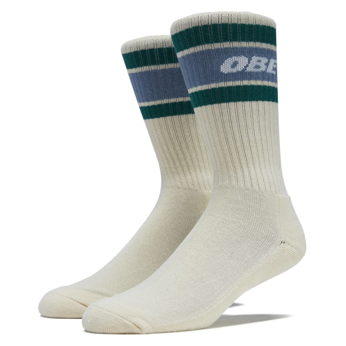 Obey Cooper II Socks - Unbleached/Ashleigh Blue