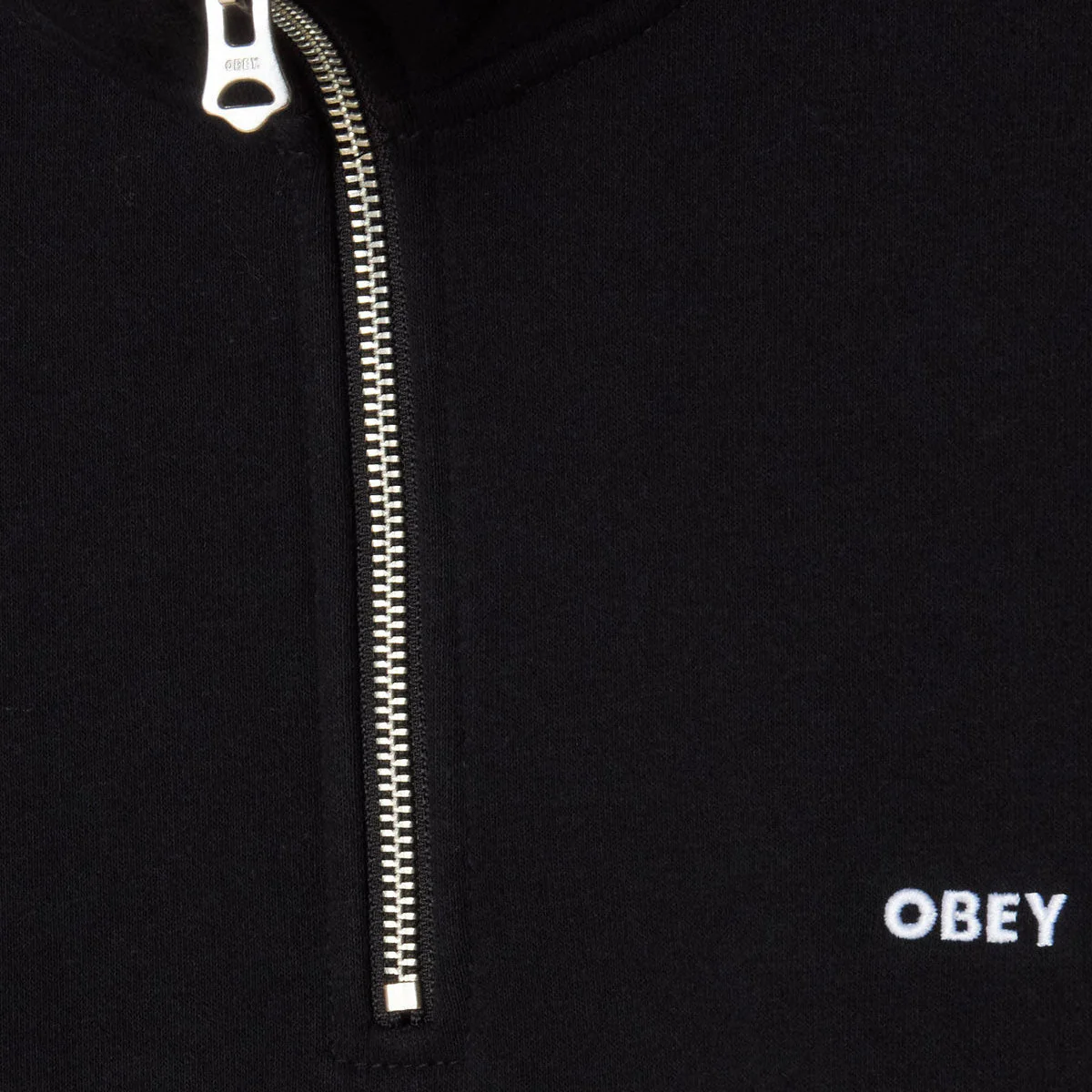 Obey Established Works Bold Mock Sweatshirt - Black - Image 3