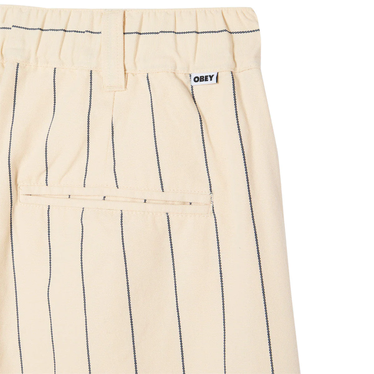 Obey Foster Pleated Stripe Pants - Canvas Multi - Image 3