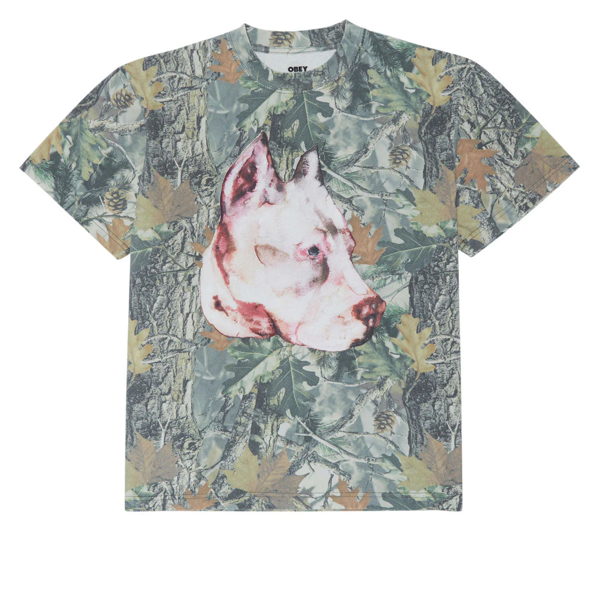 Obey Pit T-Shirt - Leaf Camo