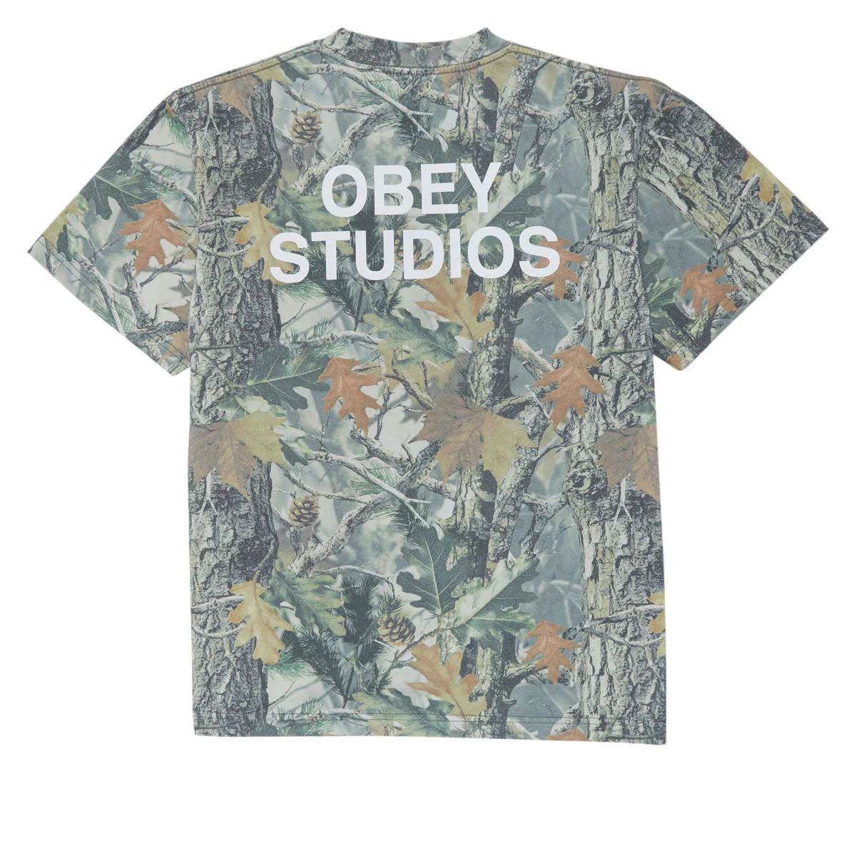 Obey Pit T-Shirt - Leaf Camo - Image 2