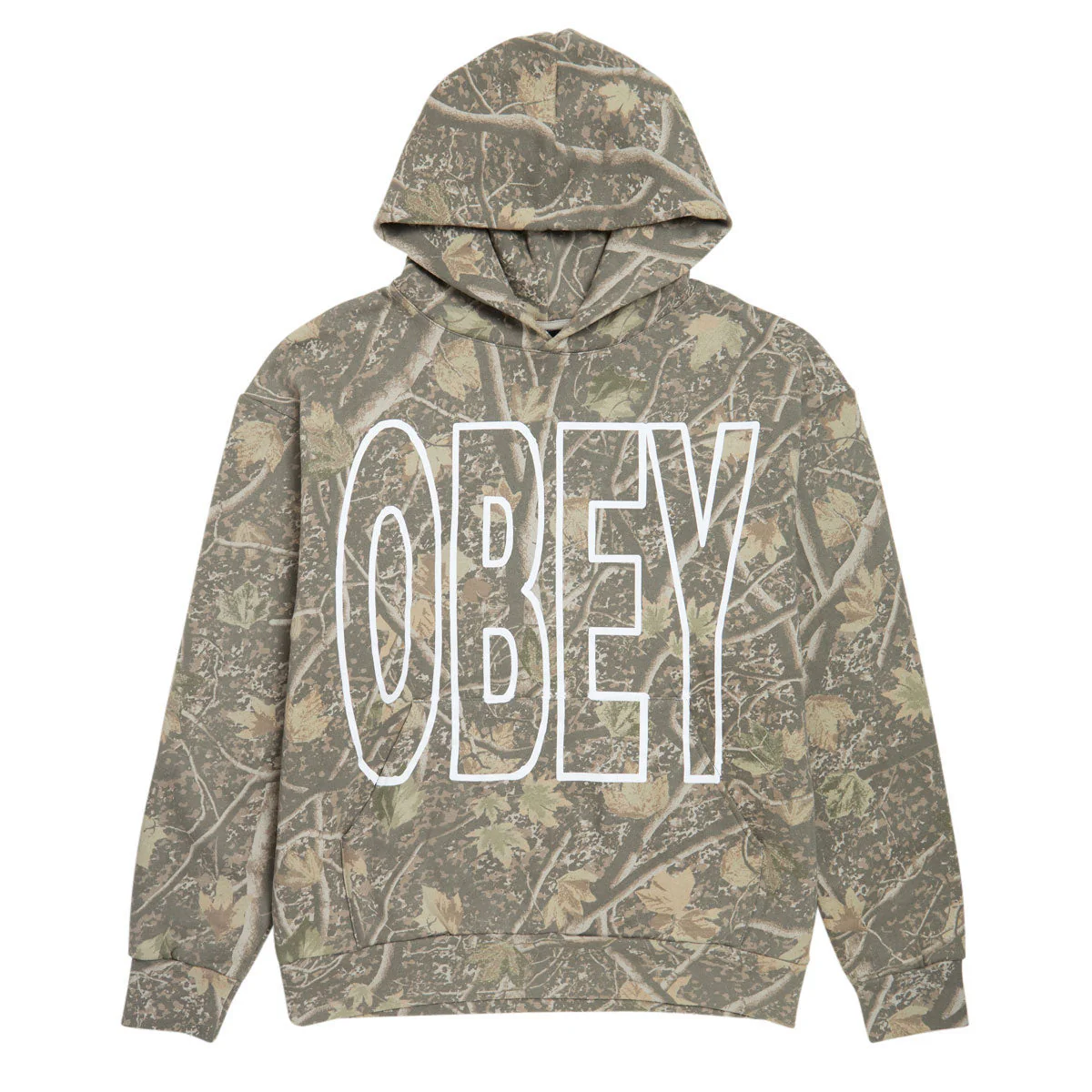 Obey Stretched Hoodie - Deadwood Tree Camo
