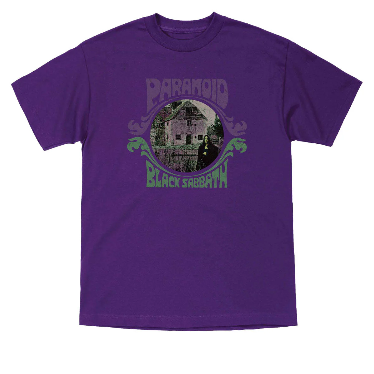 OJ x Black Sabbath Paranoid Witch T-Shirt - Purple