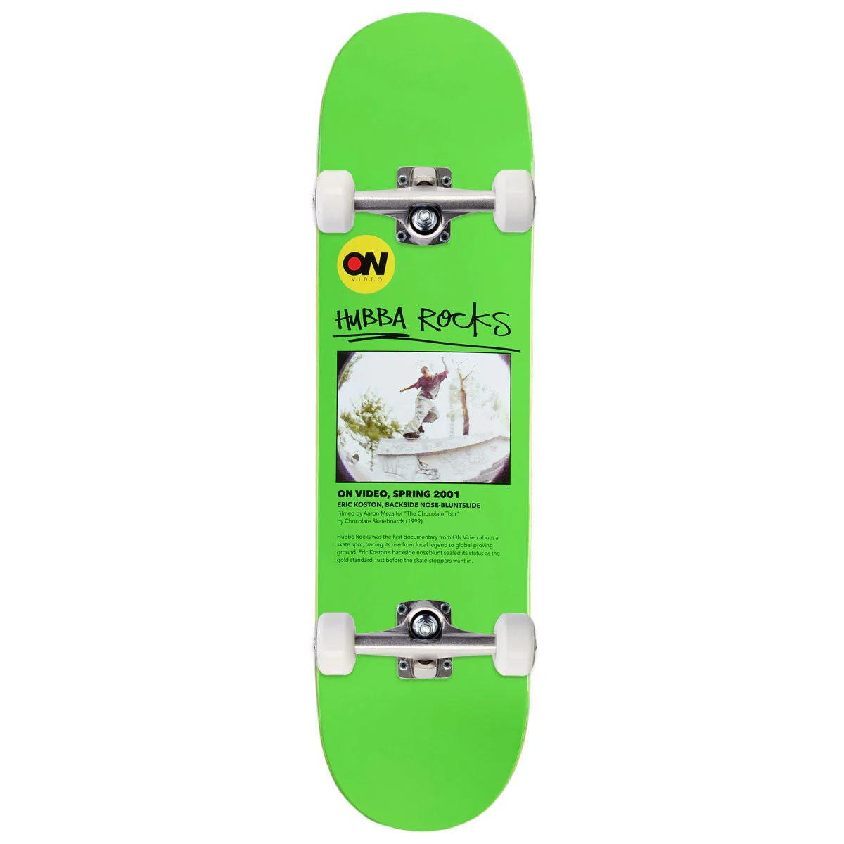 On Video Hubba Rocks Skateboard Complete - 8.375"