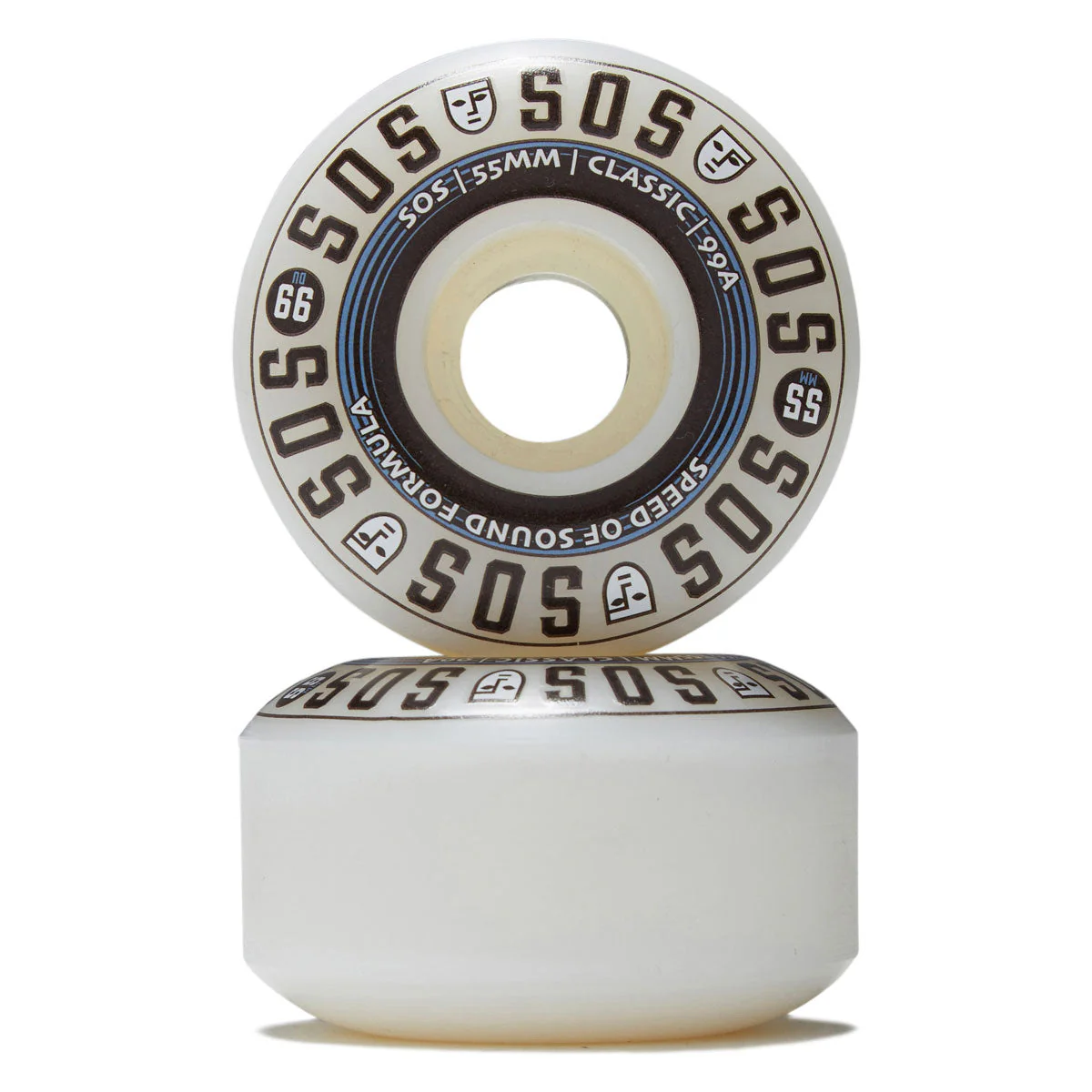 Opera SOS Express Classic 99a Skateboard Wheels - White - 55mm - Image 2