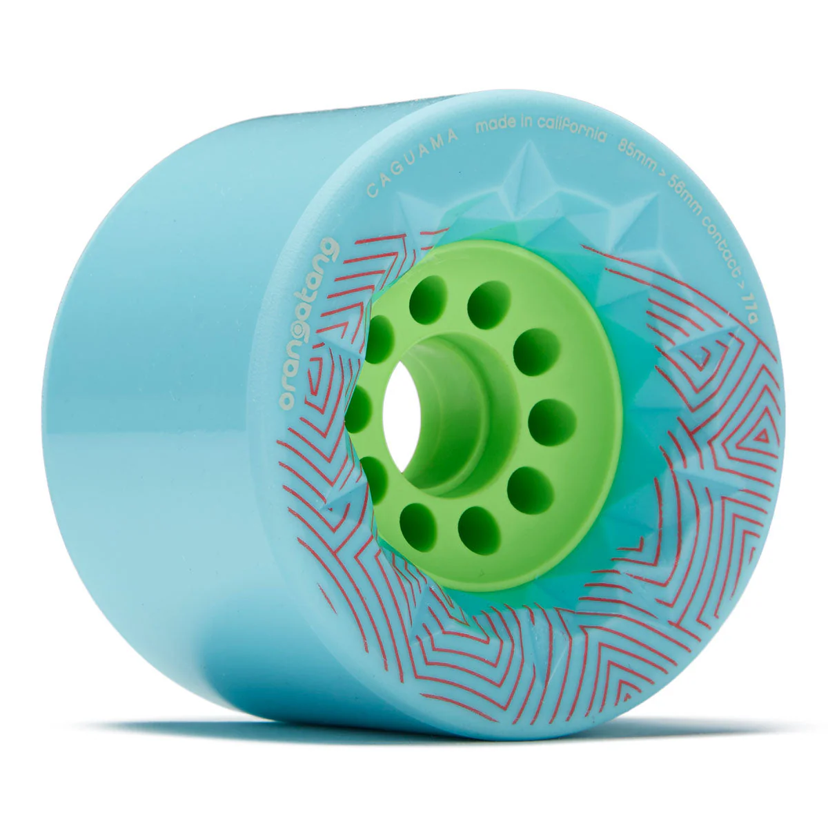 Orangatang Caguama 77a Longboard Wheels - Blue - 85mm