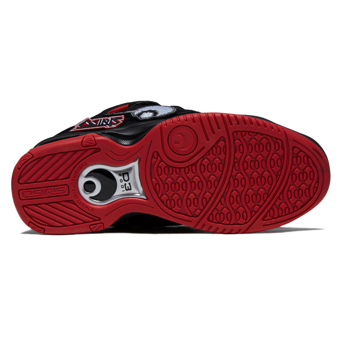 Osiris D3 2001 Shoes - Black/Red/Velcro - Image 4
