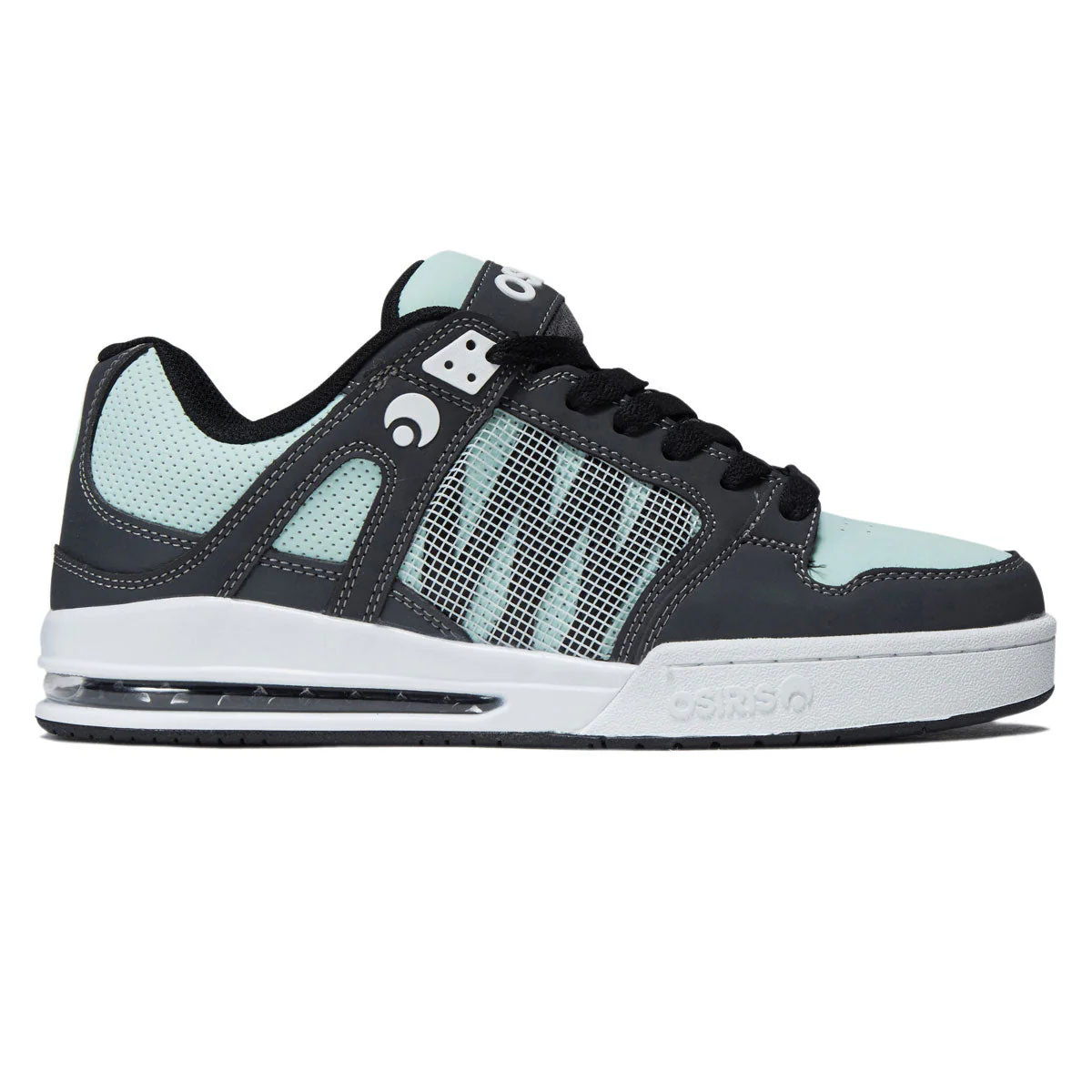 Osiris Pixel Shoes - Charcoal/Mint/White